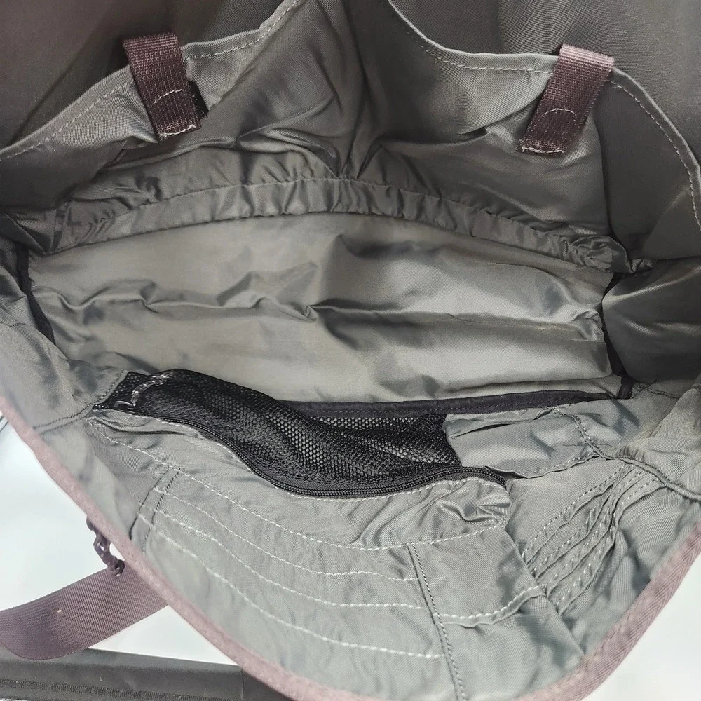 Eddie Bauer‎ Messenger Bag Blue Gray Nylon Adjustable Strap Laptop Bag
